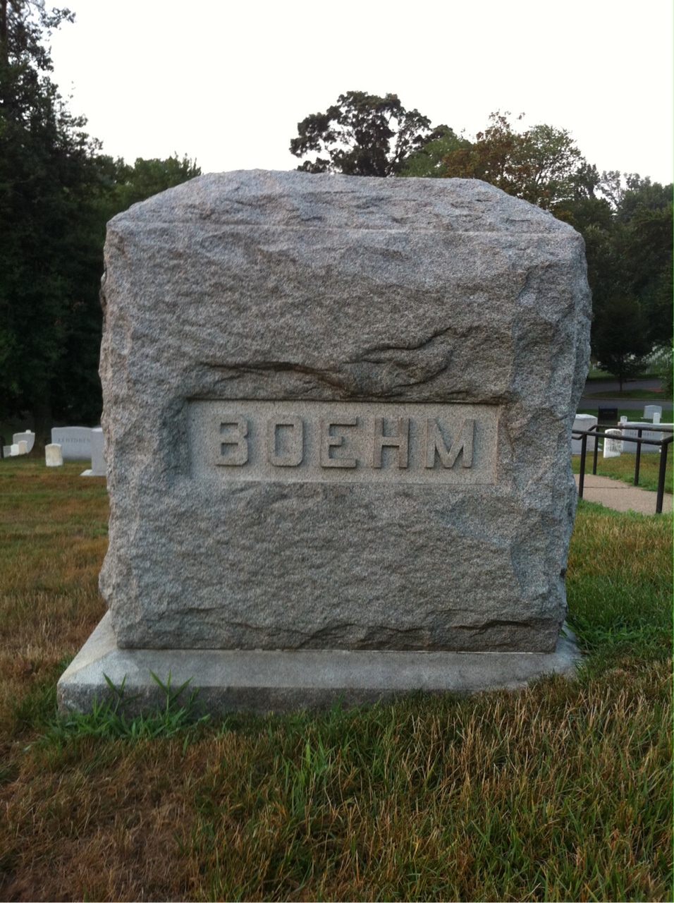 Headstone of Peter M. Boehm