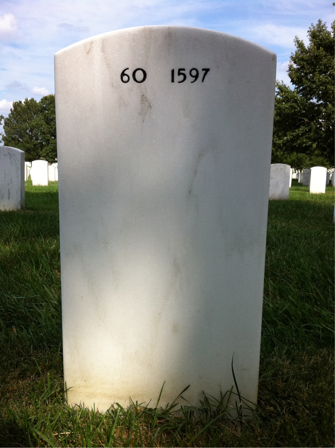 Back of headstone — Cornelius Fineran