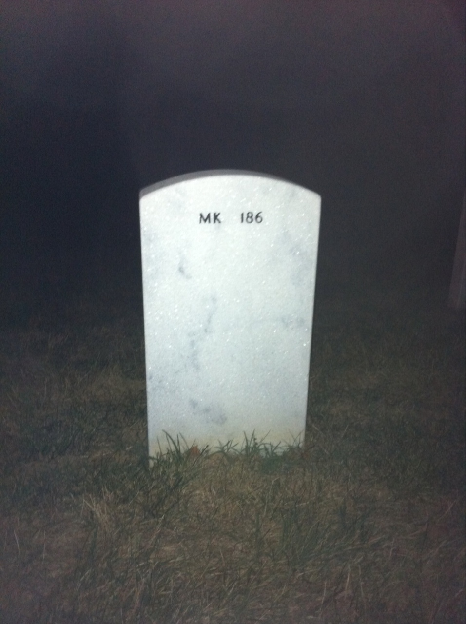 Back of headstone — Robert Lothamer