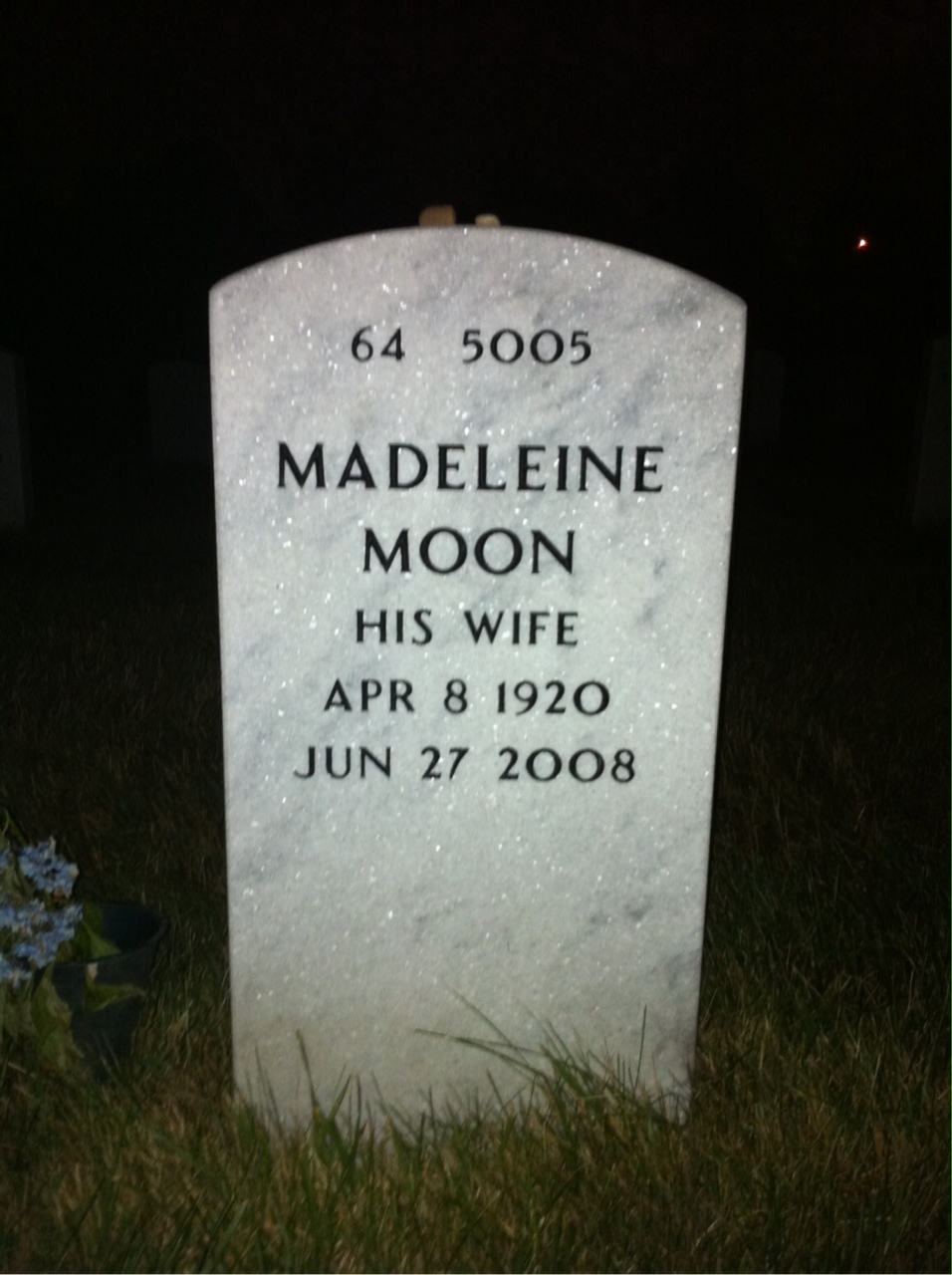 Back of headstone — William Kreitzer