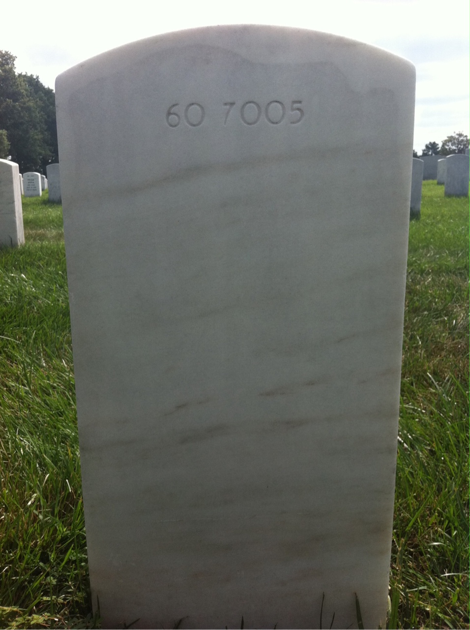 Back of headstone — Thomas Wilson