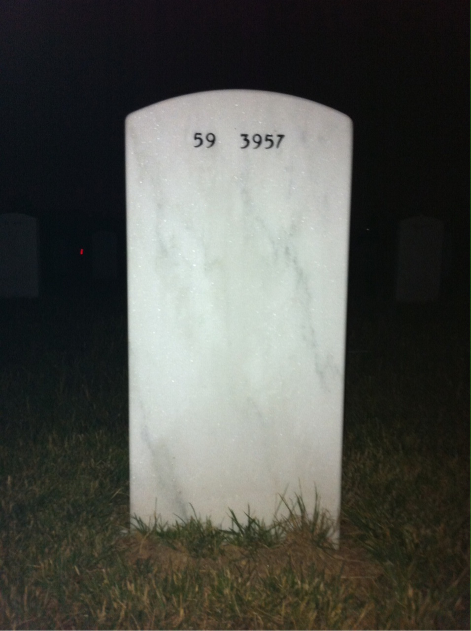 Back of headstone — Edward Kelly