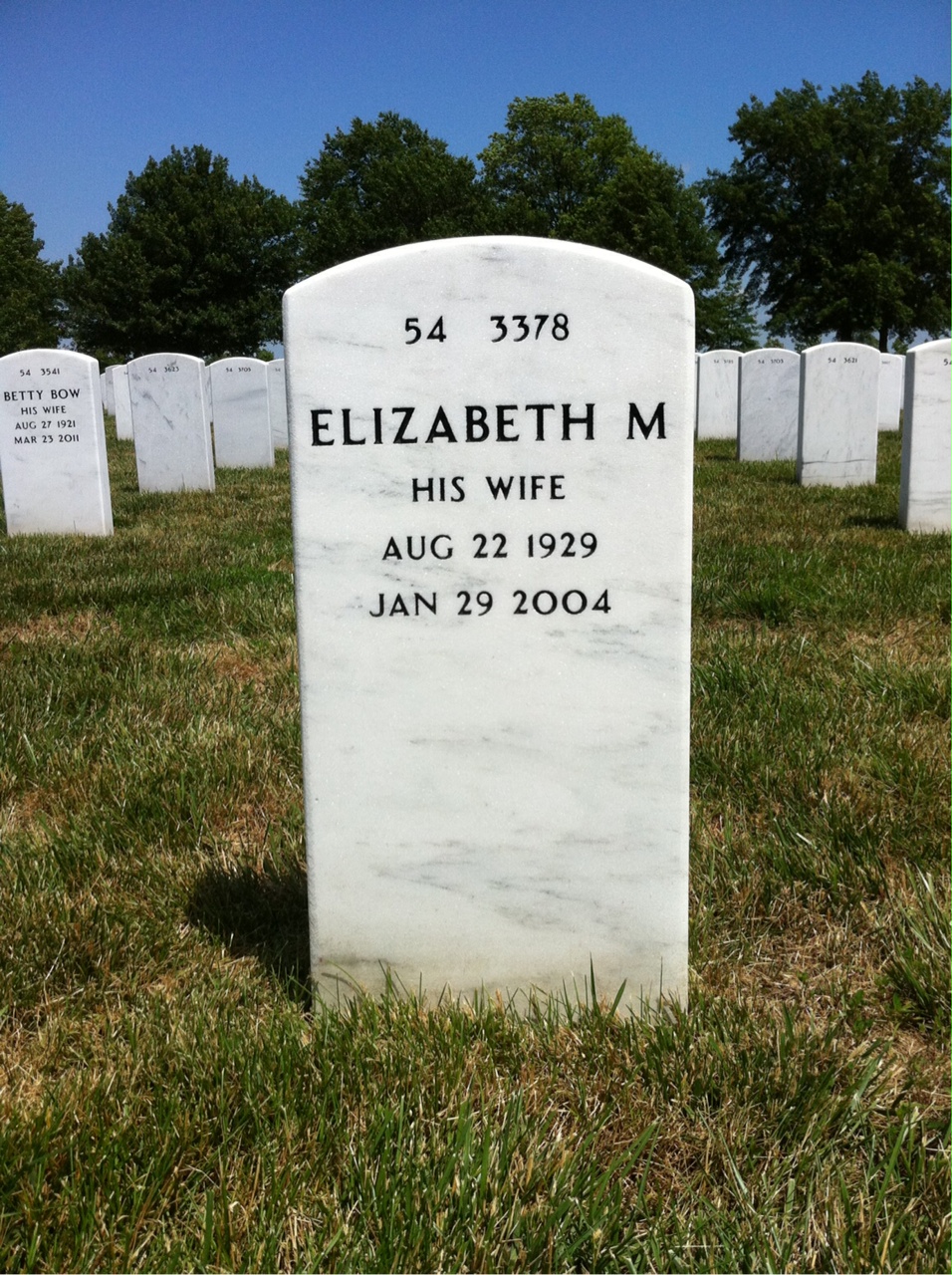 Back of headstone — Edward Klepper