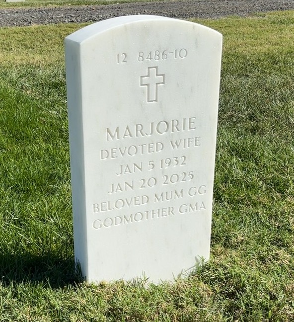 Back of headstone — Abbott Morgan
