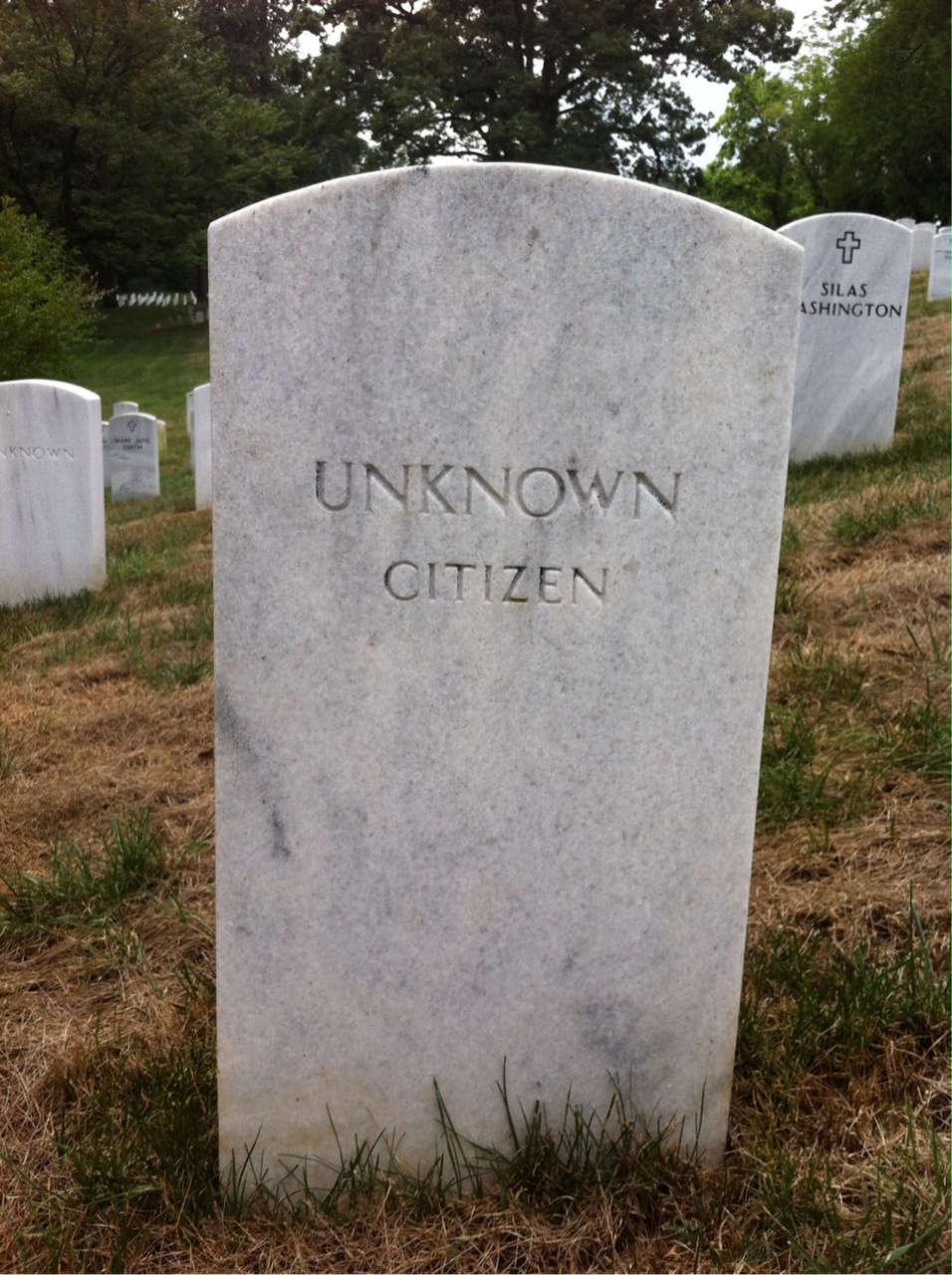 Headstone of Unknown Unknown