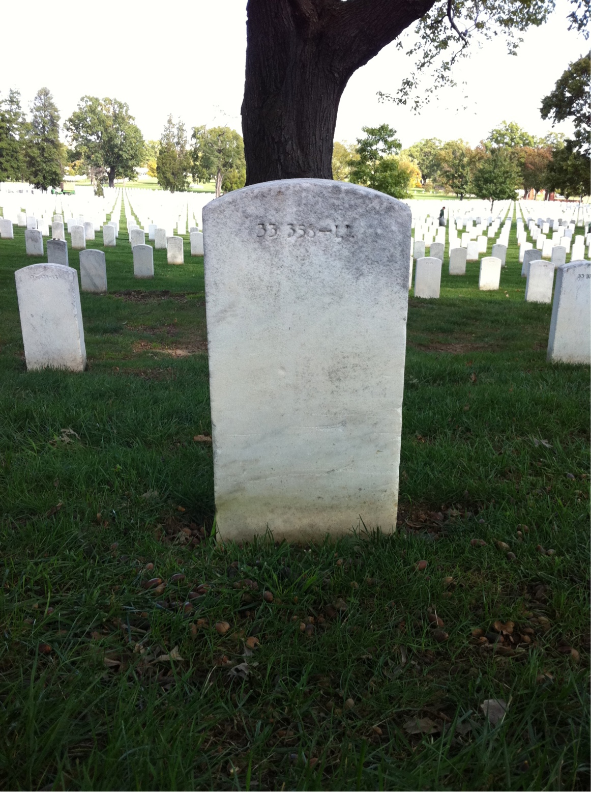 Back of headstone — Gail Allen