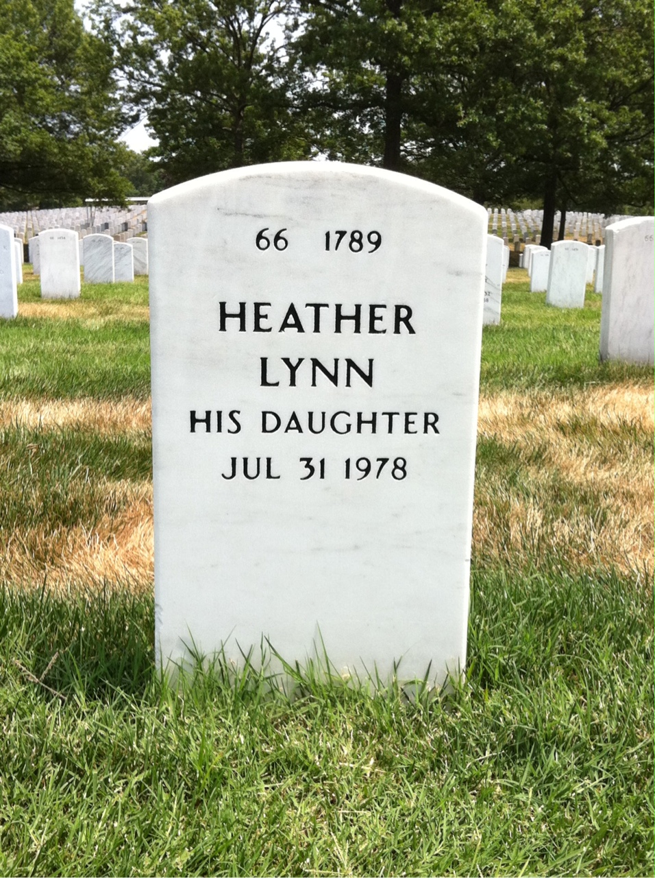 Back of headstone — Donald Joseph