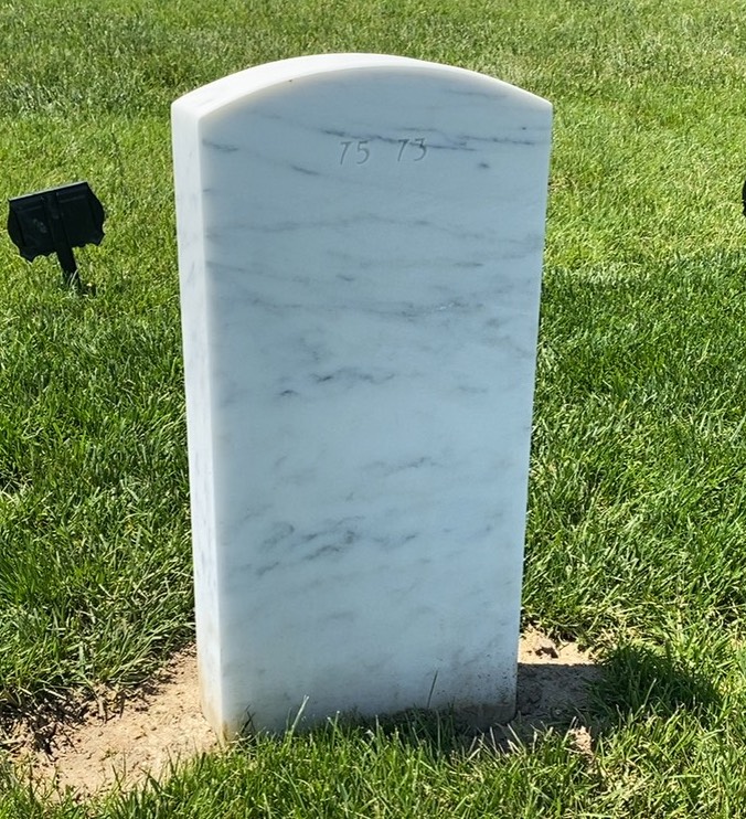 Back of headstone — Thomas Assenmacher