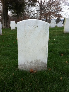 Back of headstone — Michael Mullane