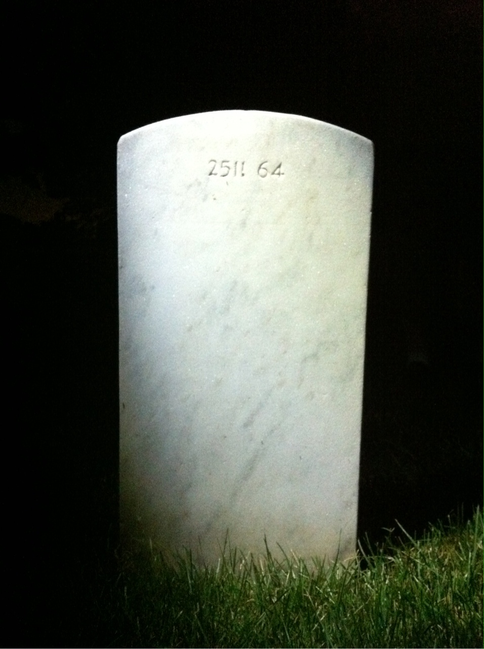 Back of headstone — Sebastian I Correira