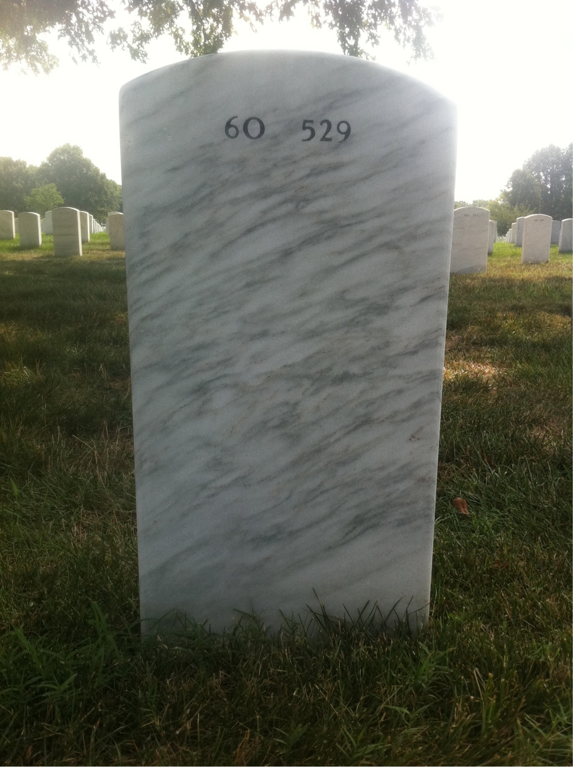 Back of headstone — Juanita Warren