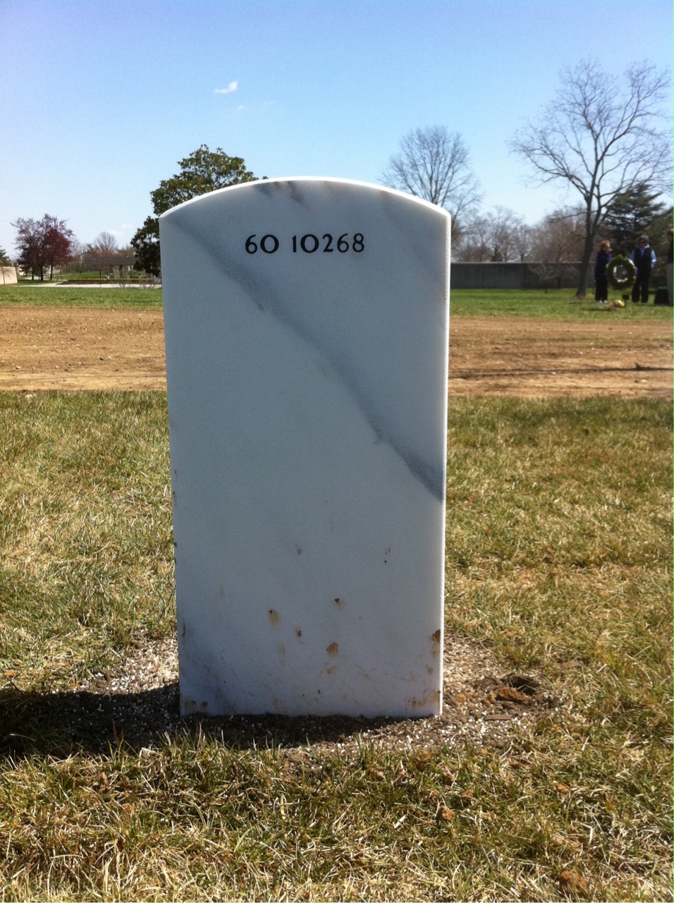 Back of headstone — Joseph Dominick Machado