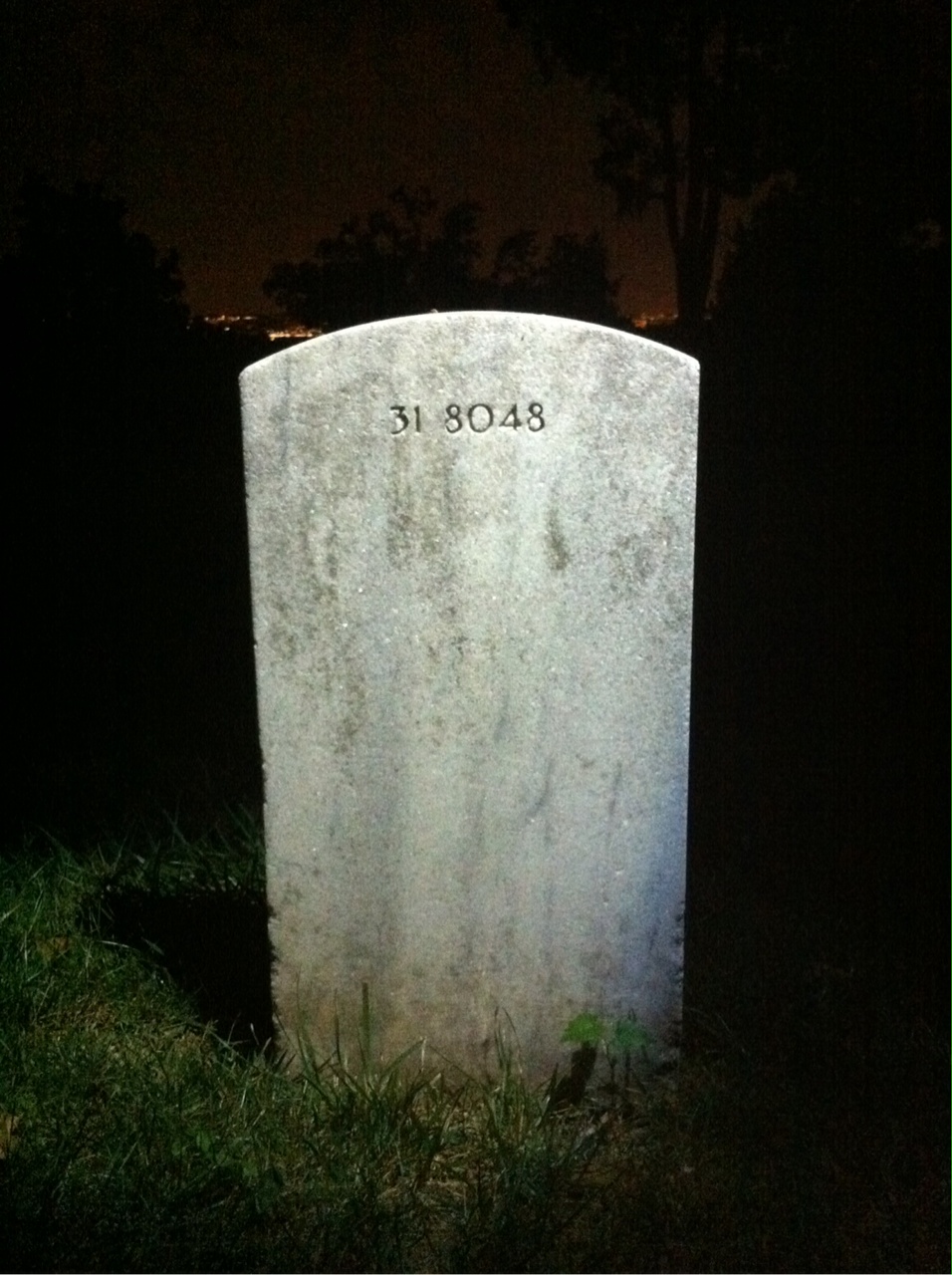 Back of headstone — Lillian Mooney