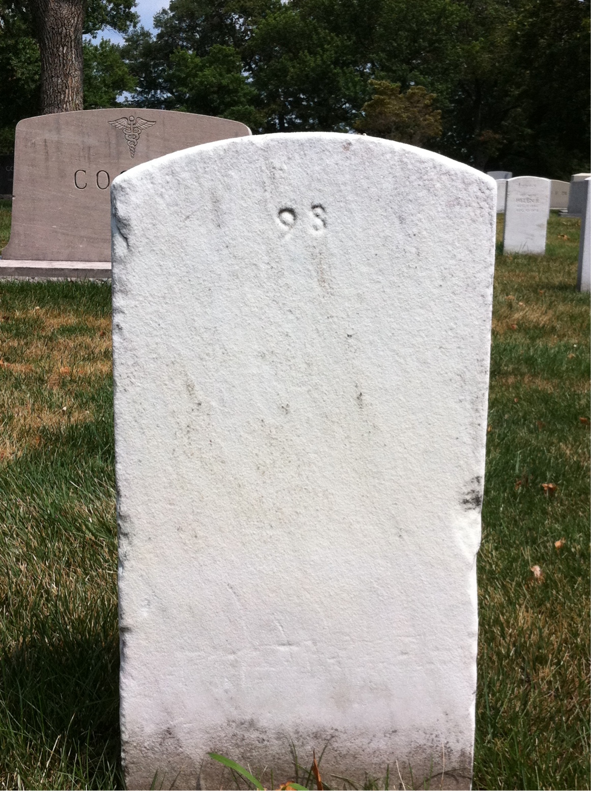 Back of headstone — William Morrison