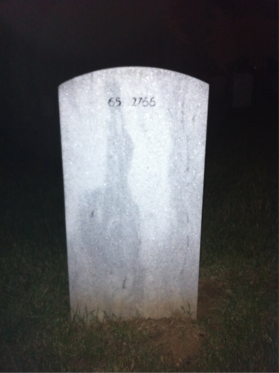 Back of headstone — Stanley Alvin Denham