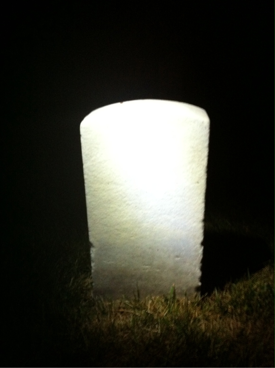 Back of headstone — John Barr