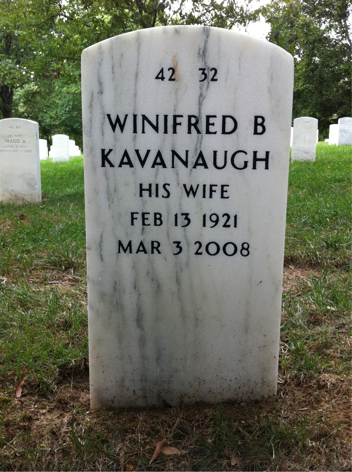 Back of headstone — Paul Blaetus