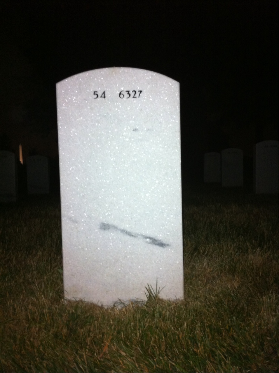 Back of headstone — Daniel Sullivan
