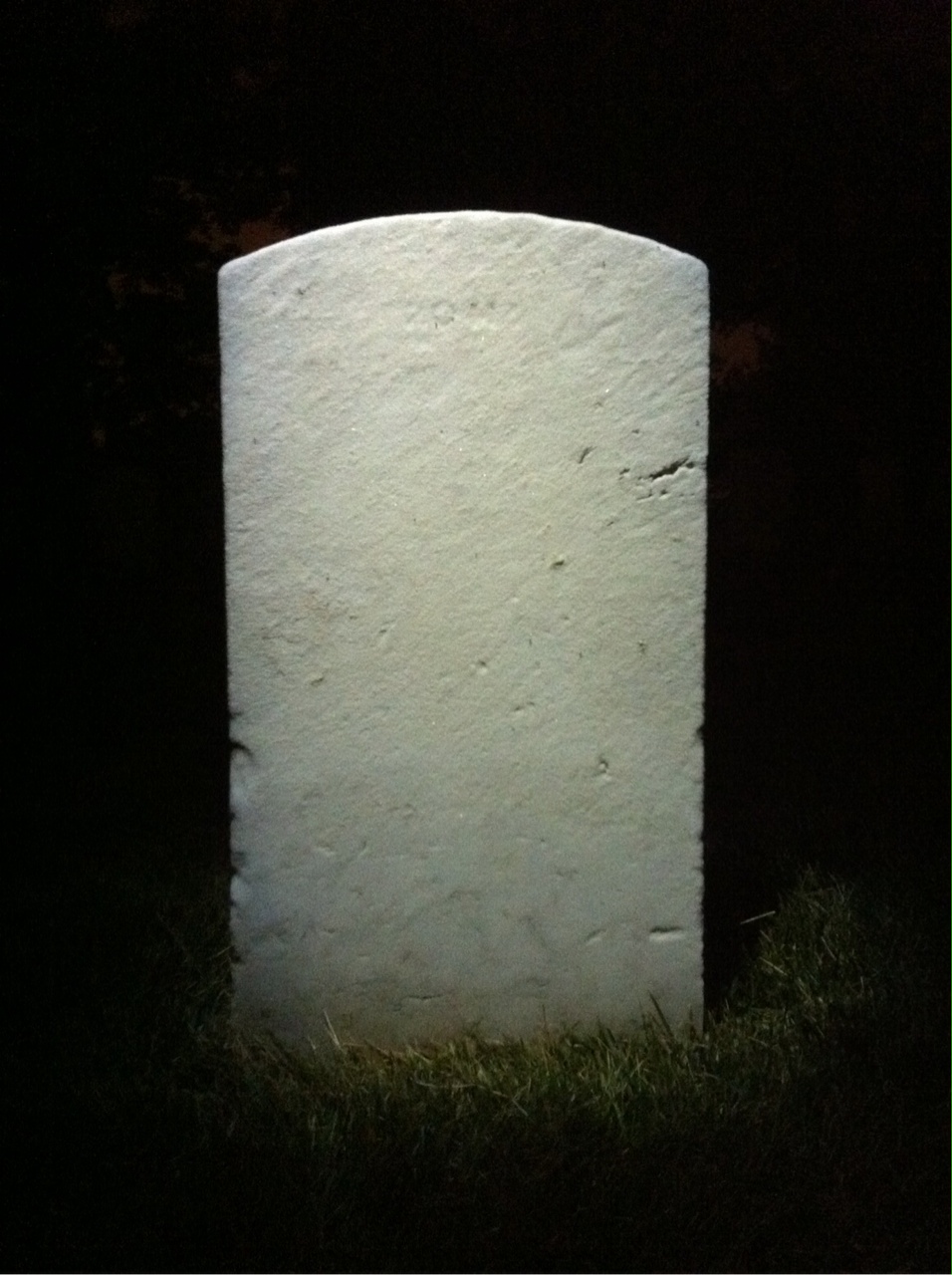 Back of headstone — Albert Multerer