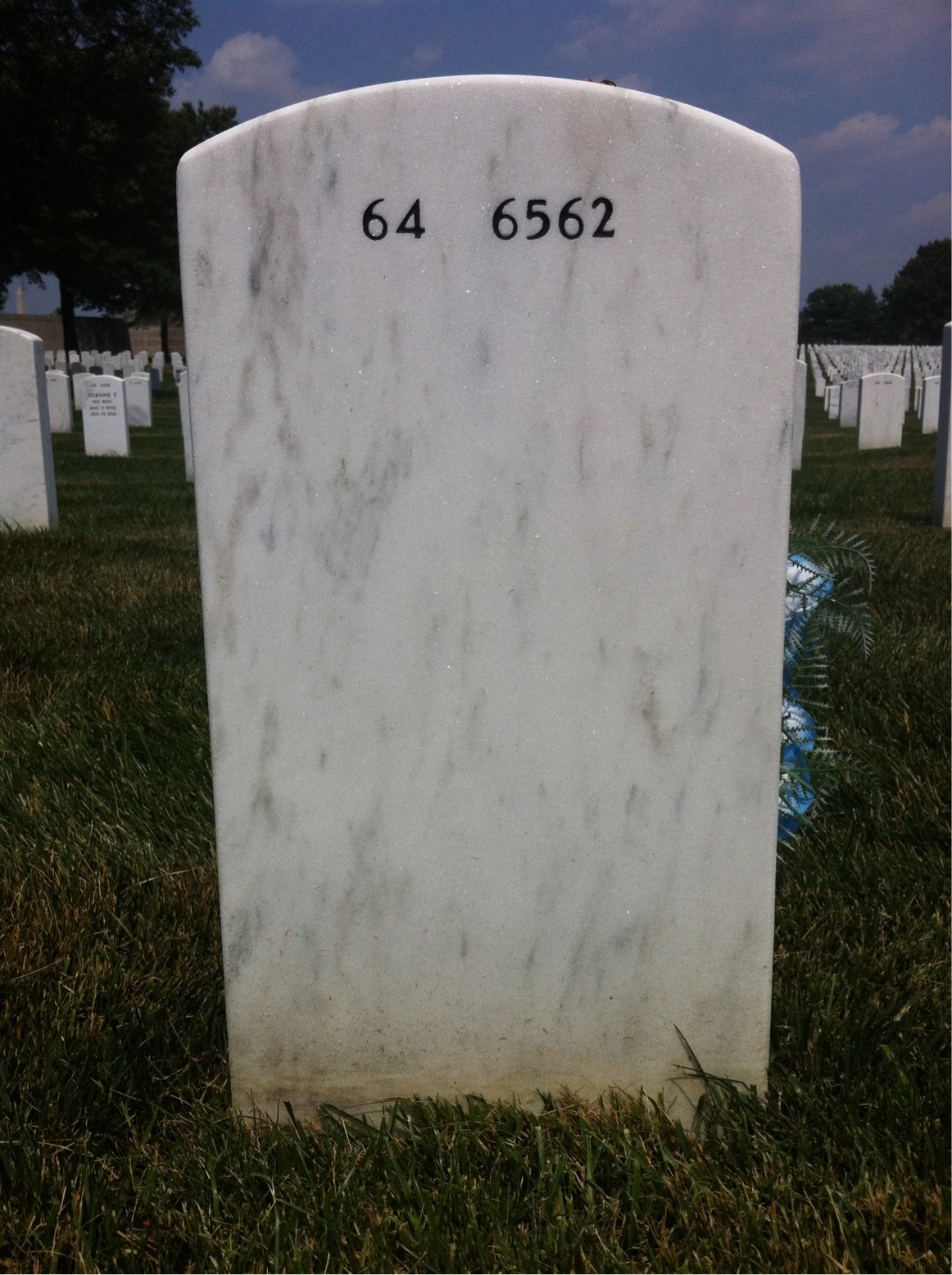 Back of headstone — James Mcintyre