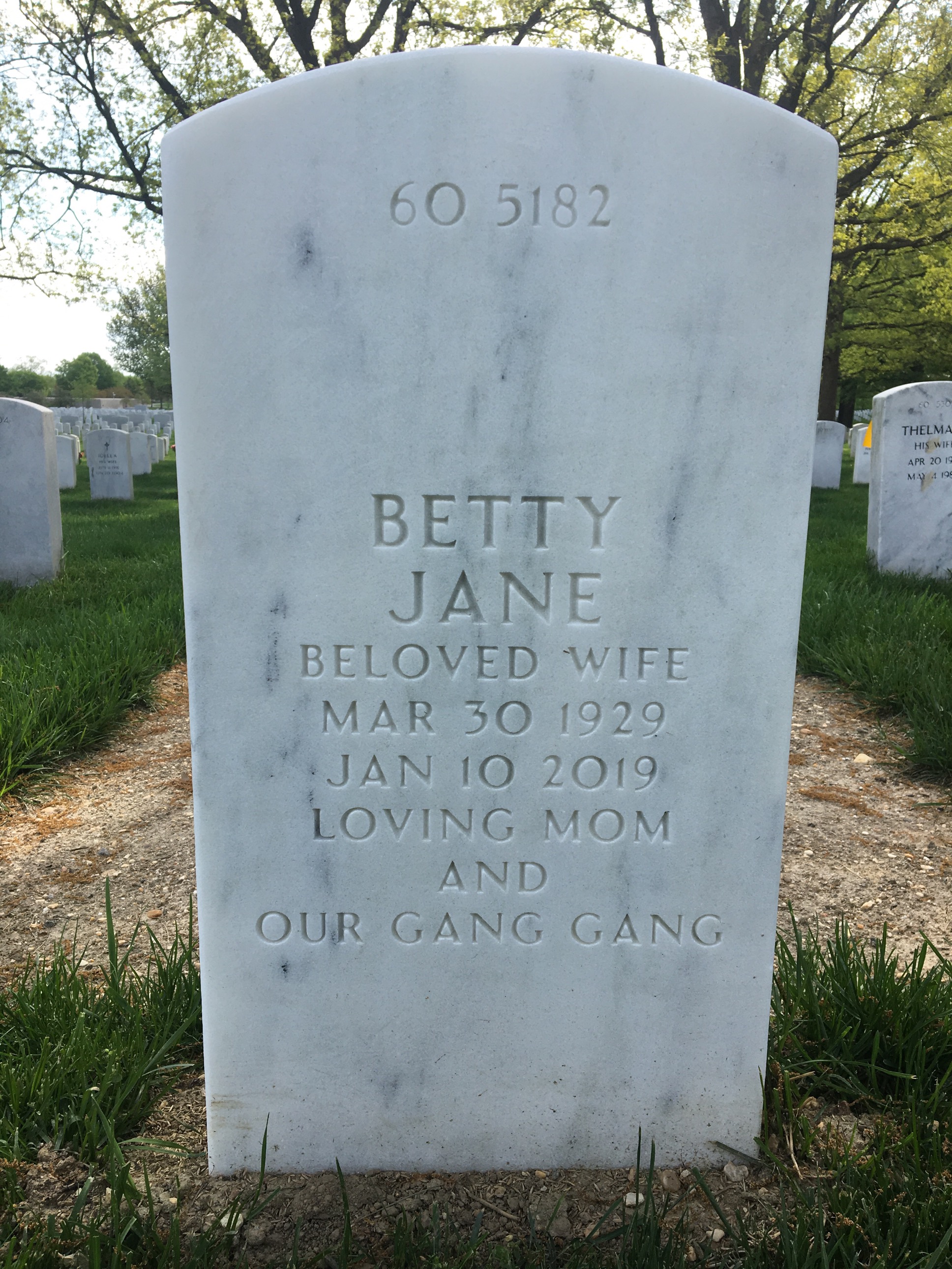 Back of headstone — Edward Astarita