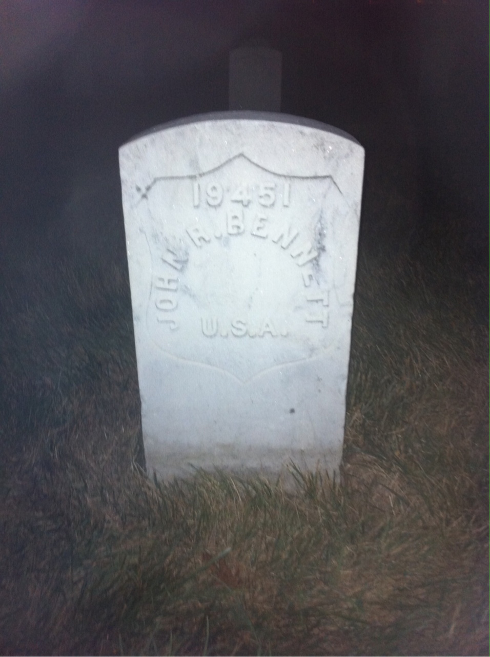 Headstone of John Bennett