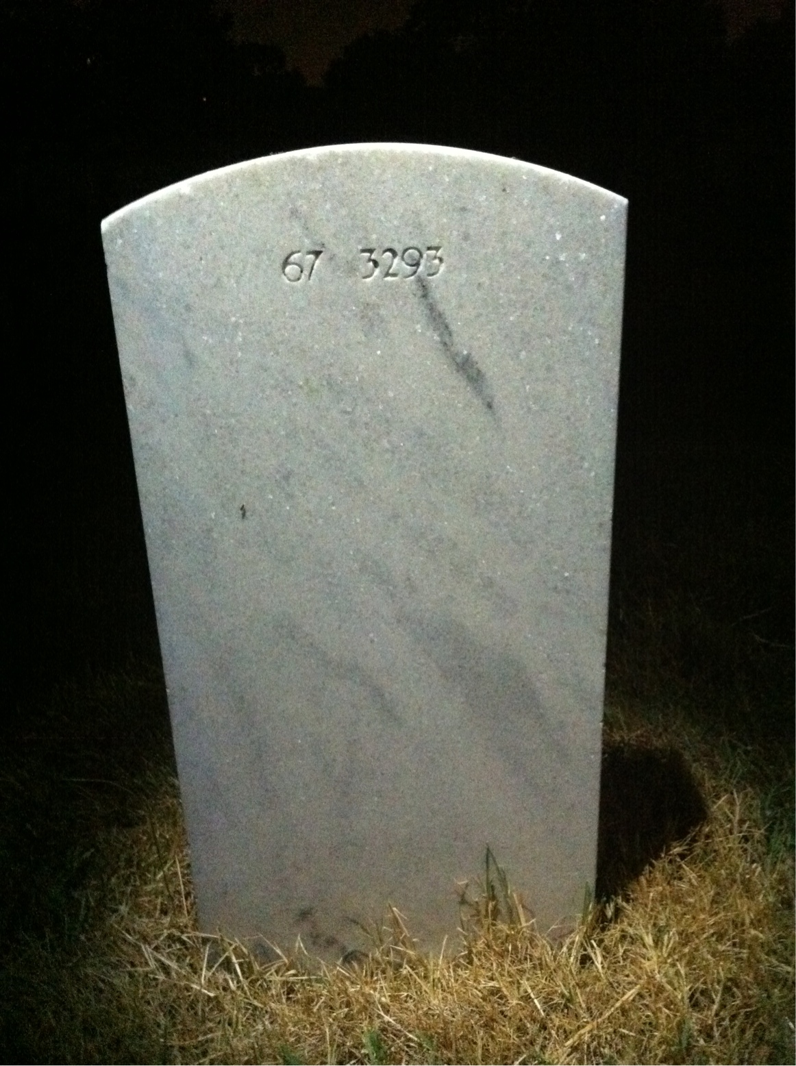 Back of headstone — Ayla Akbari-Malkarim