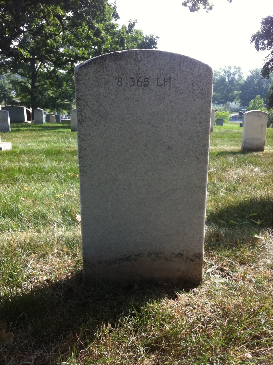Back of headstone — Ruth Conrad