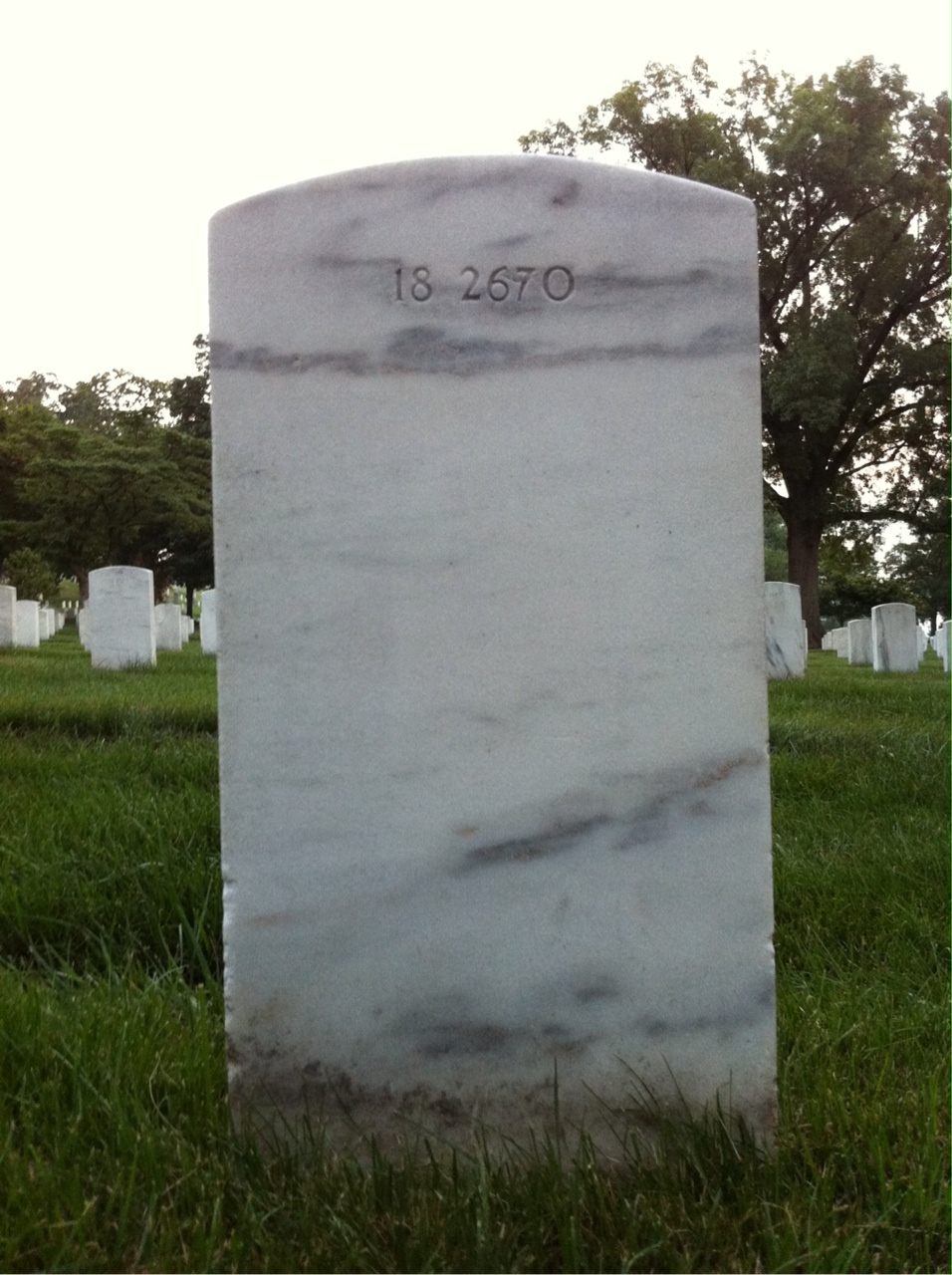 Back of headstone — Paul Acosta