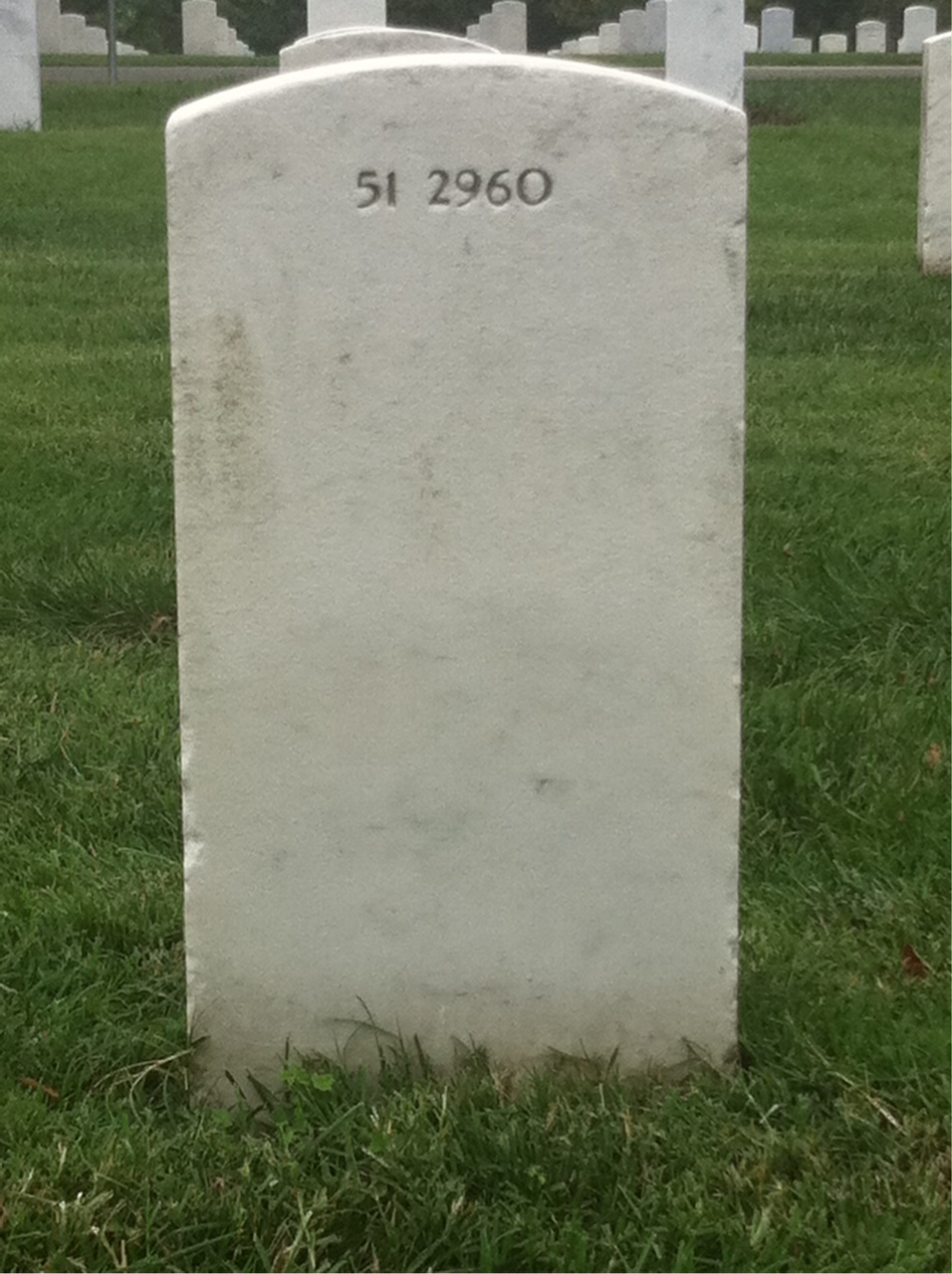 Back of headstone — Peter Moldenhauer