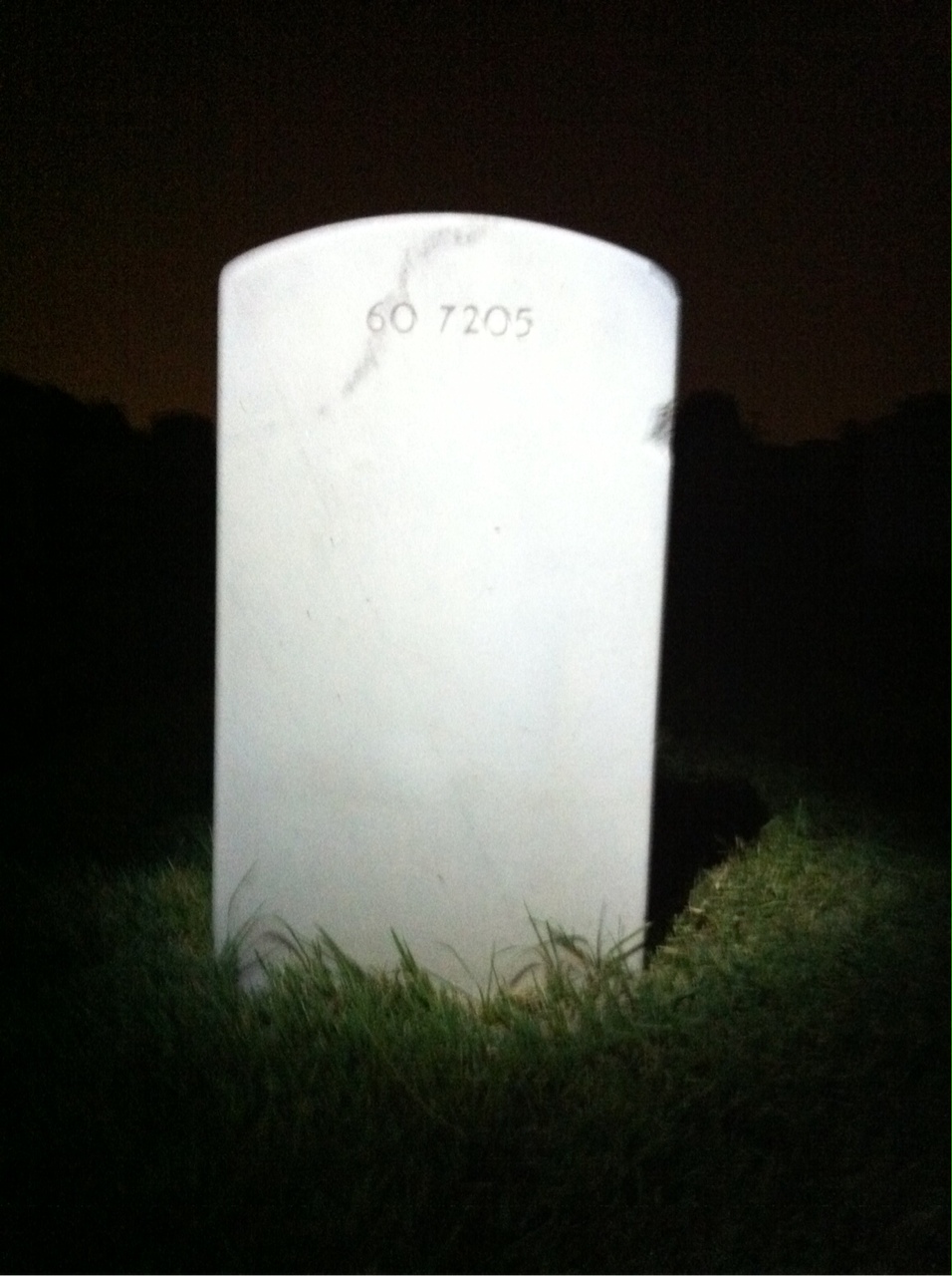 Back of headstone — Troy T Waddell
