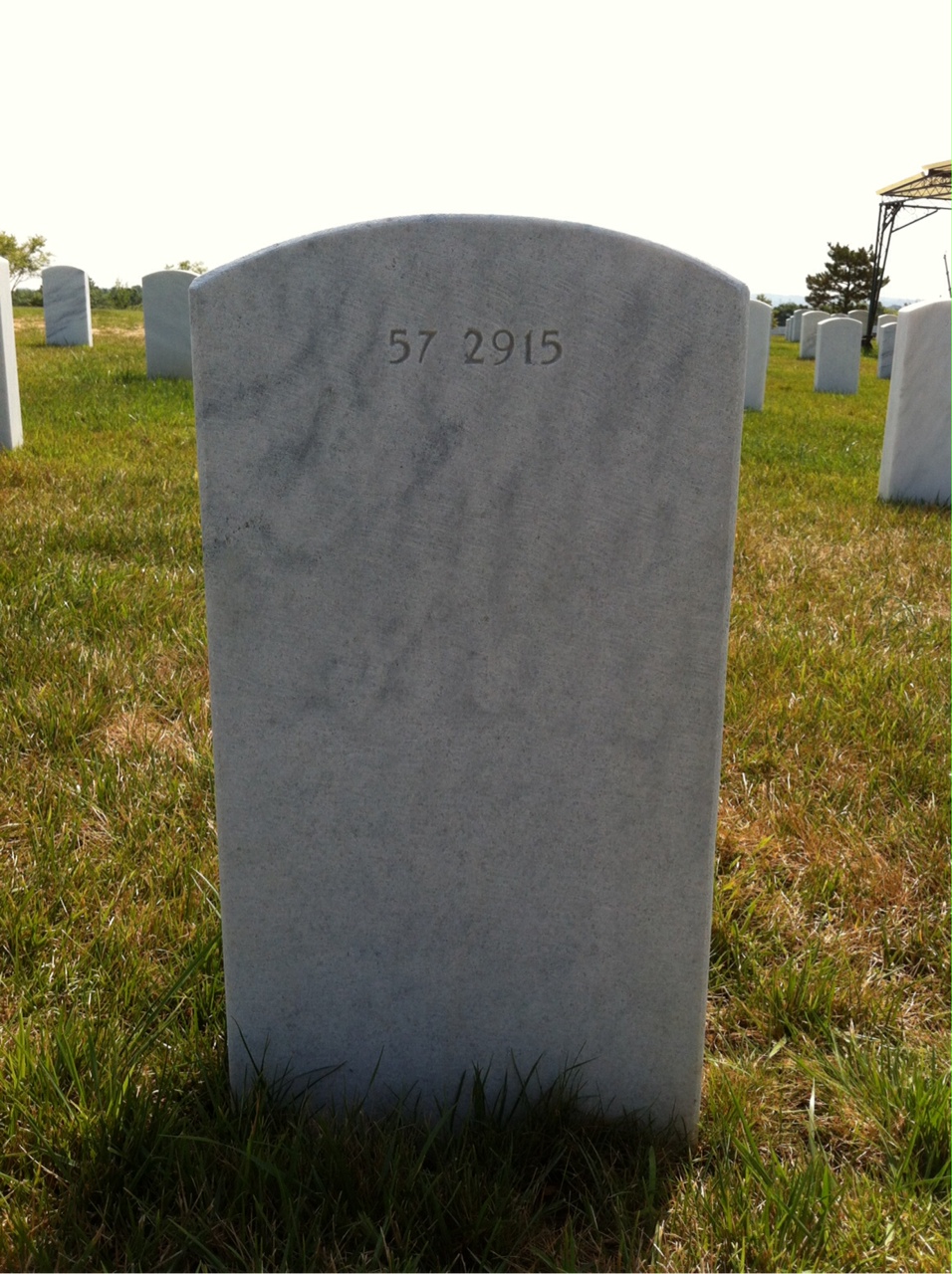 Back of headstone — Edmund Zylonis
