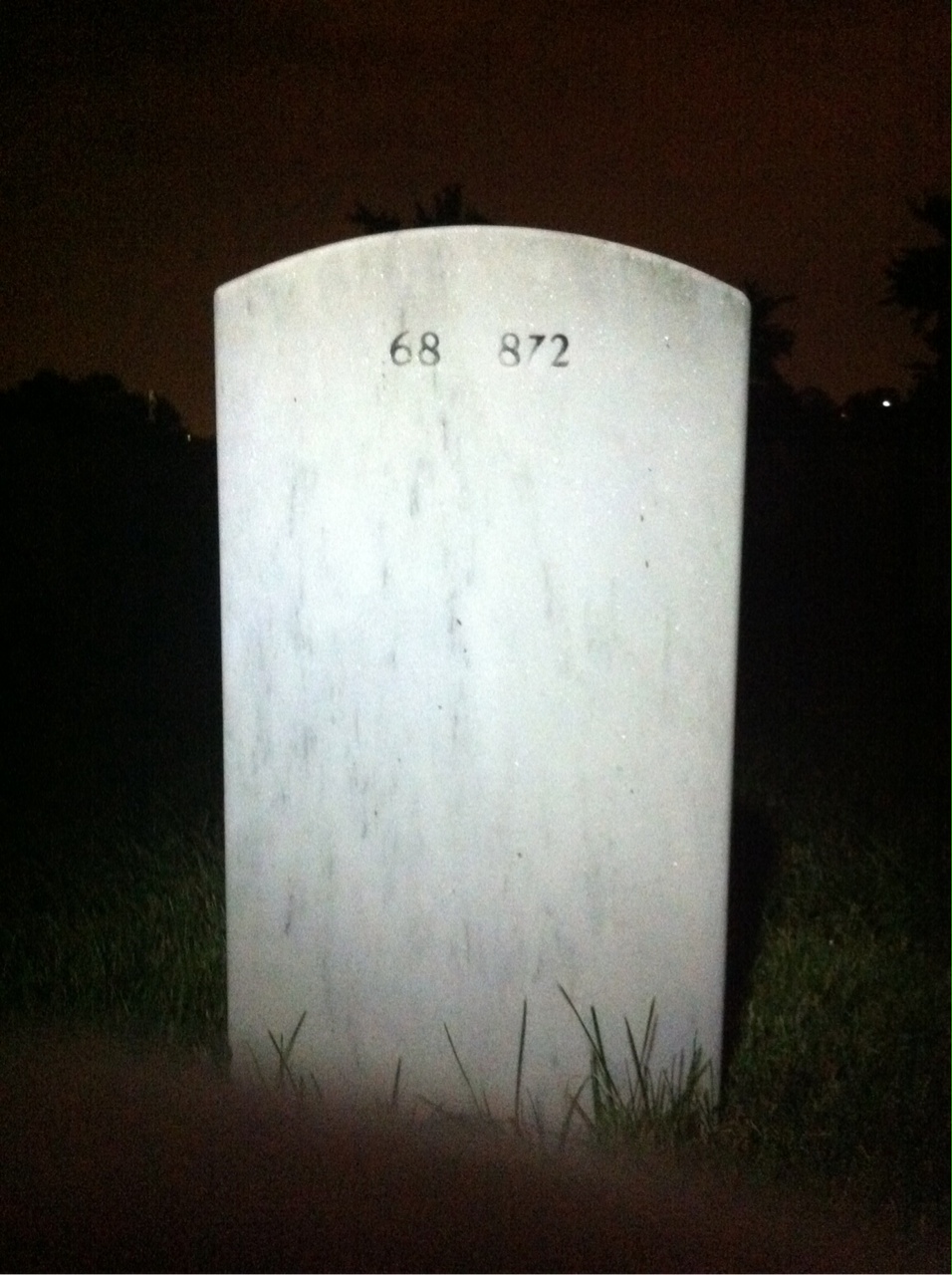 Back of headstone — William Ingles