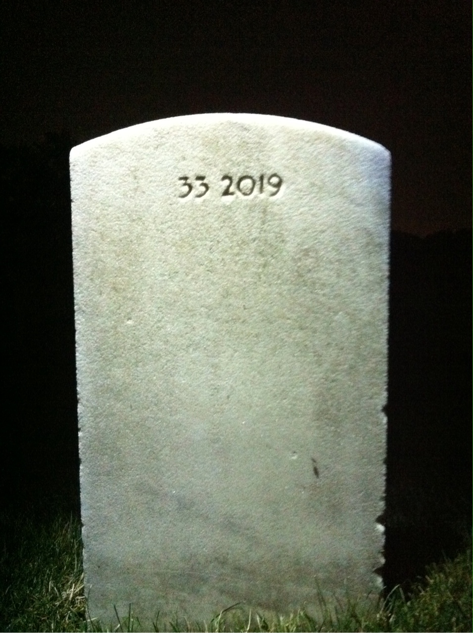 Back of headstone — William Kollender