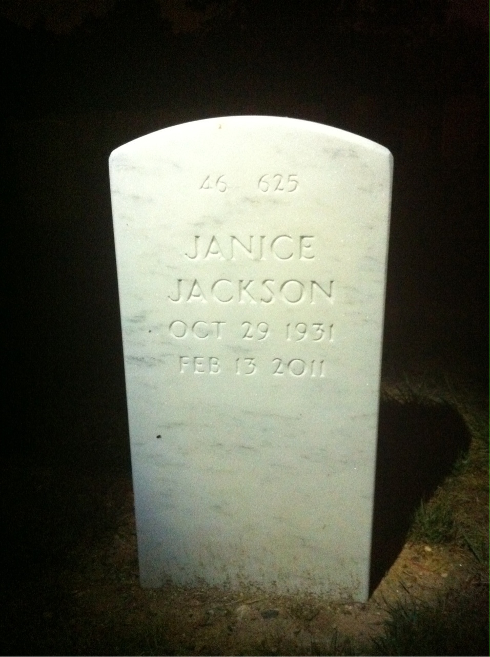 Back of headstone — Richard Thomas