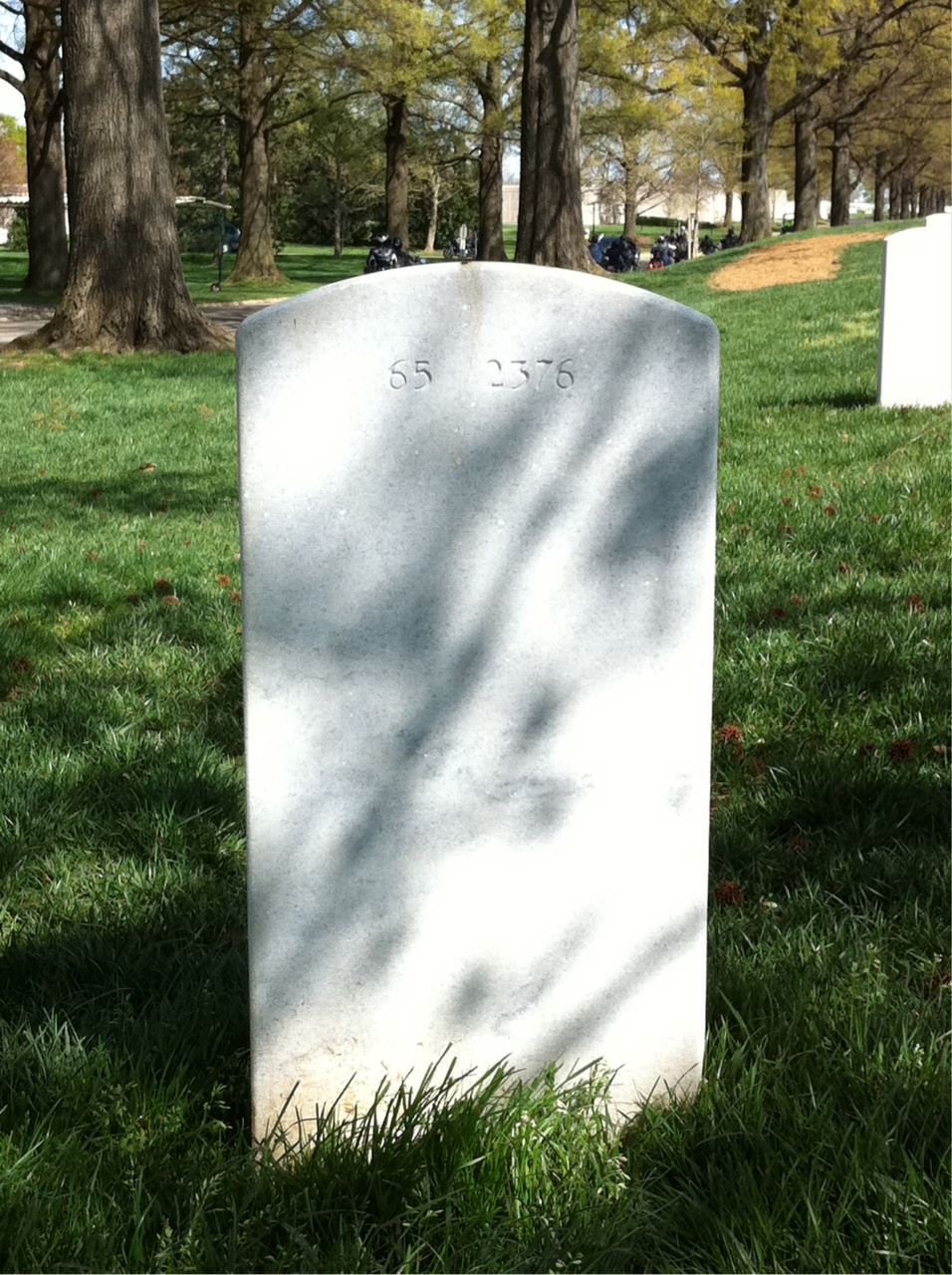 Back of headstone — Sanford N Levey