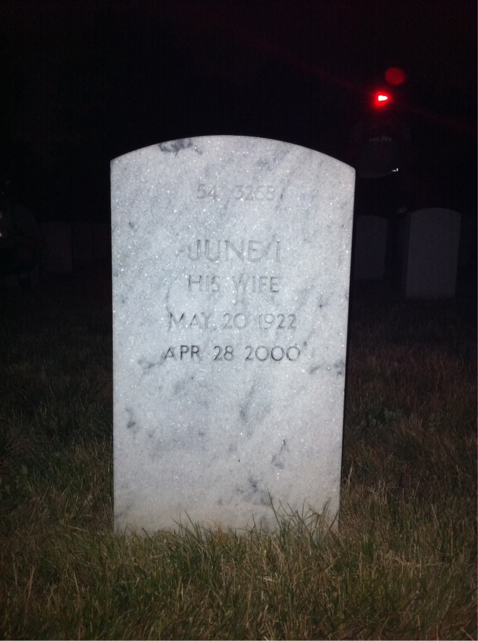 Back of headstone — Philip Murphy