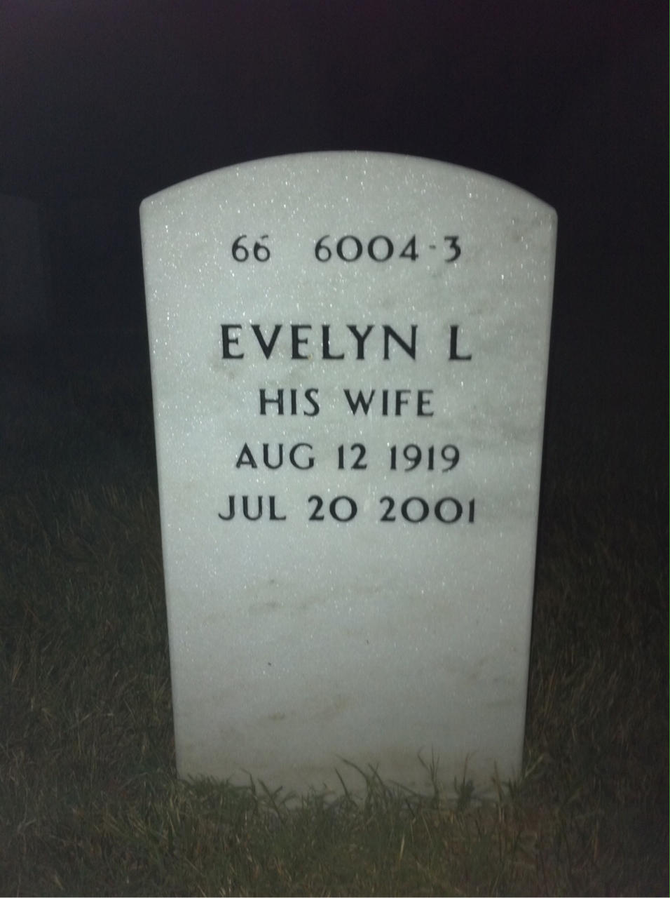 Back of headstone — Jack Clinton
