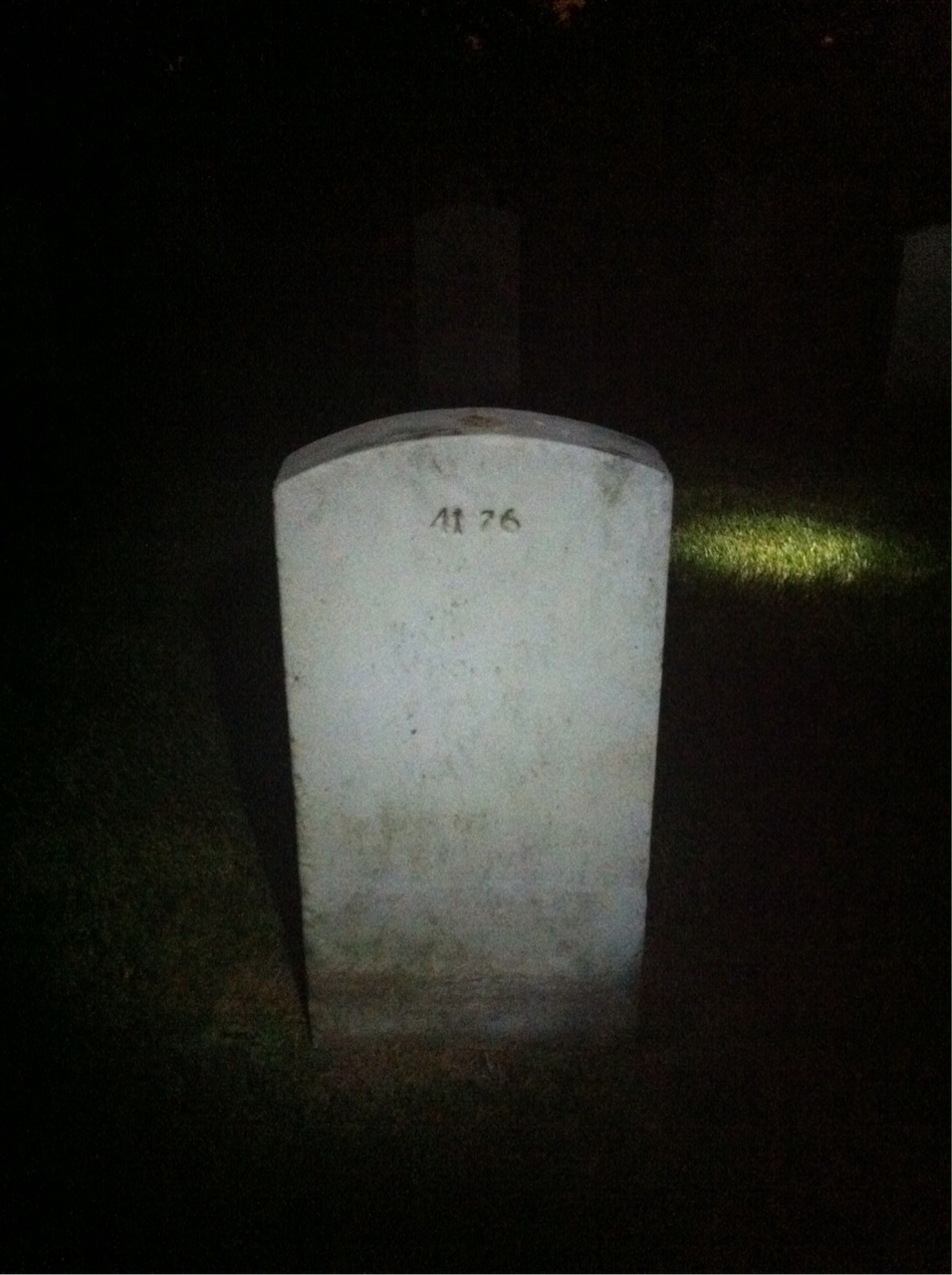 Back of headstone — Alfonso Schroeder