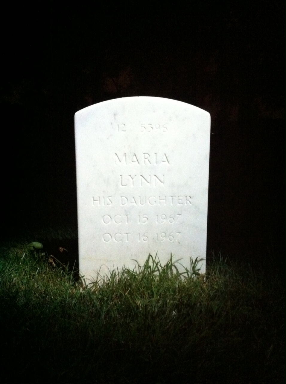 Back of headstone — Samuel Greene