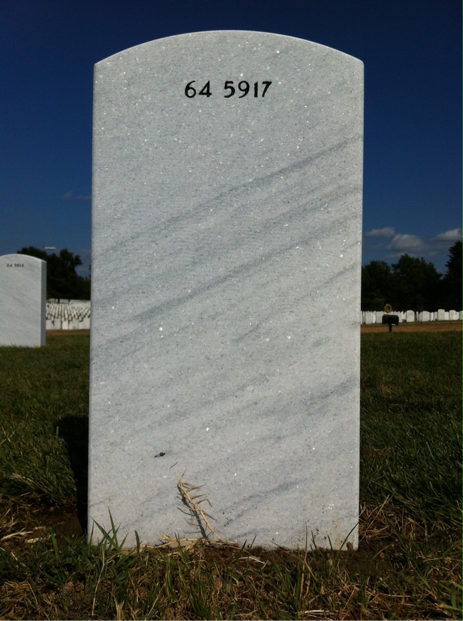 Back of headstone — Jimmy Albro