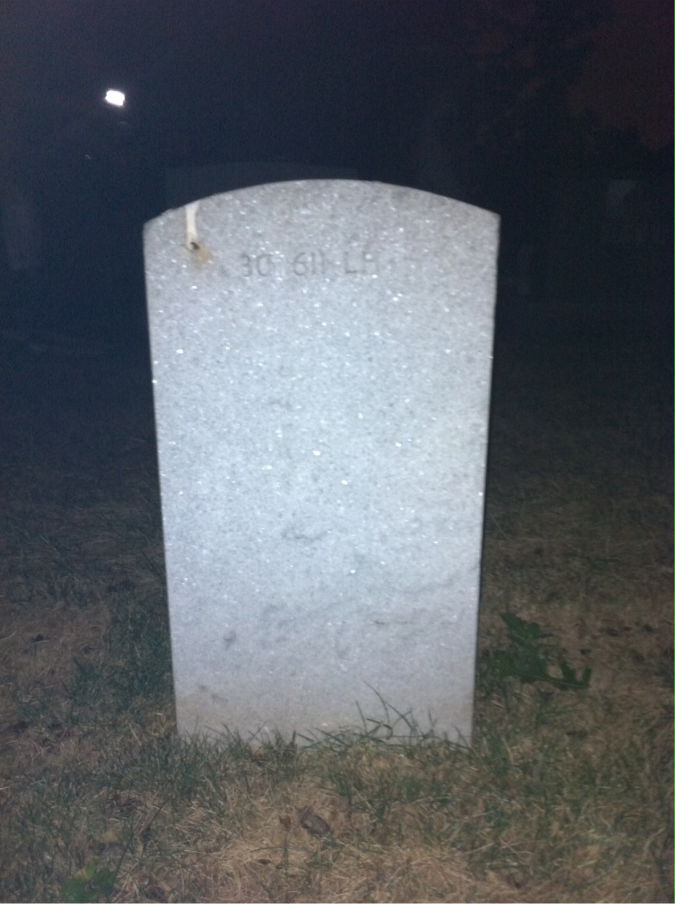 Back of headstone — Richard Mulhern