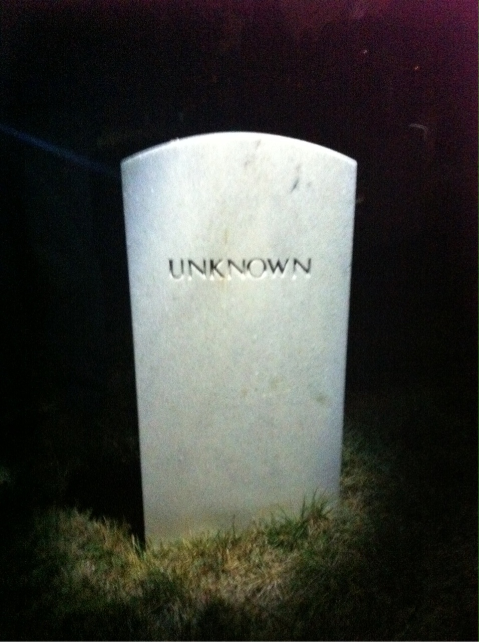 Headstone of Unknown Unknown