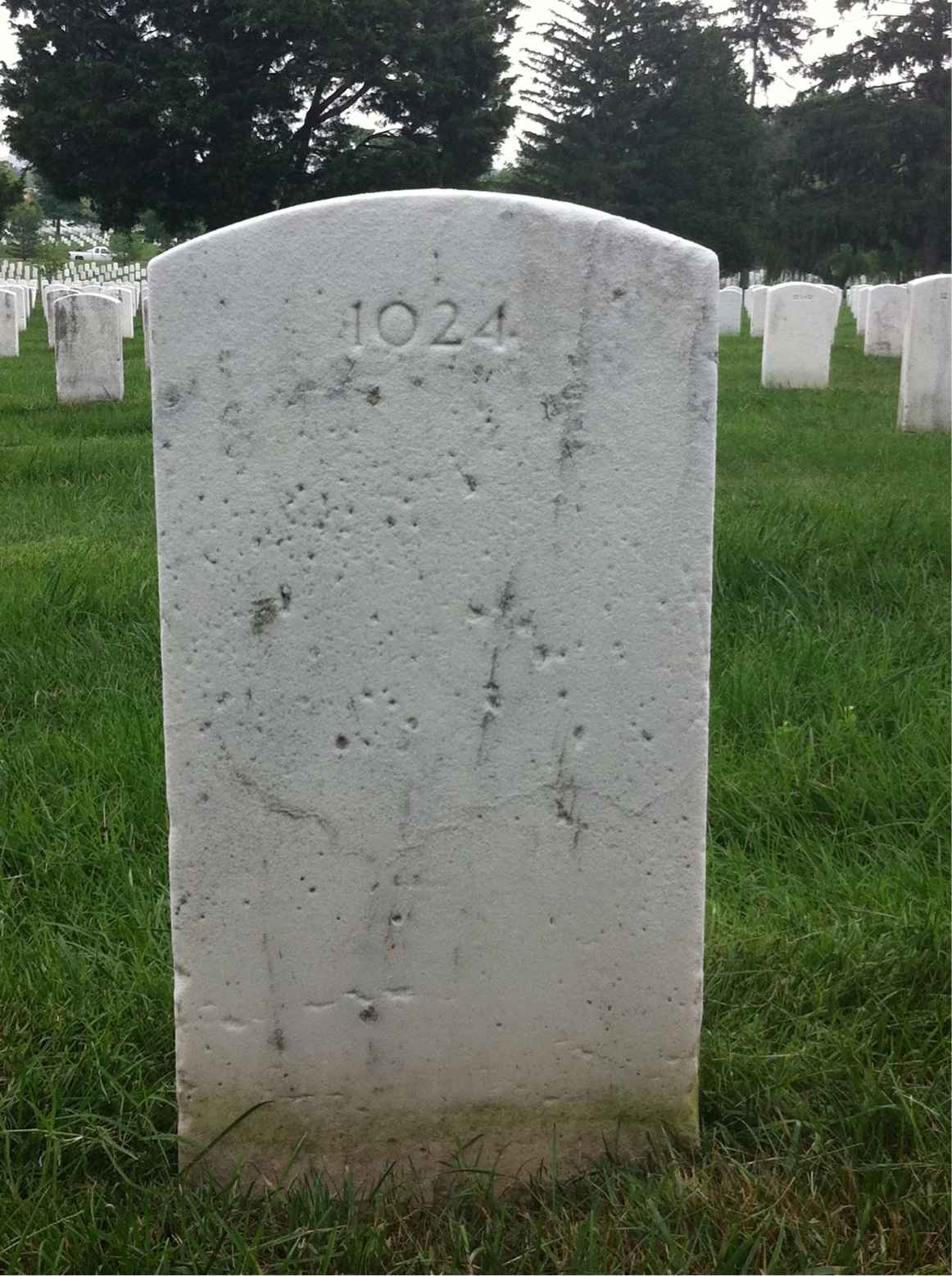 Back of headstone — Joseph Blaisdell