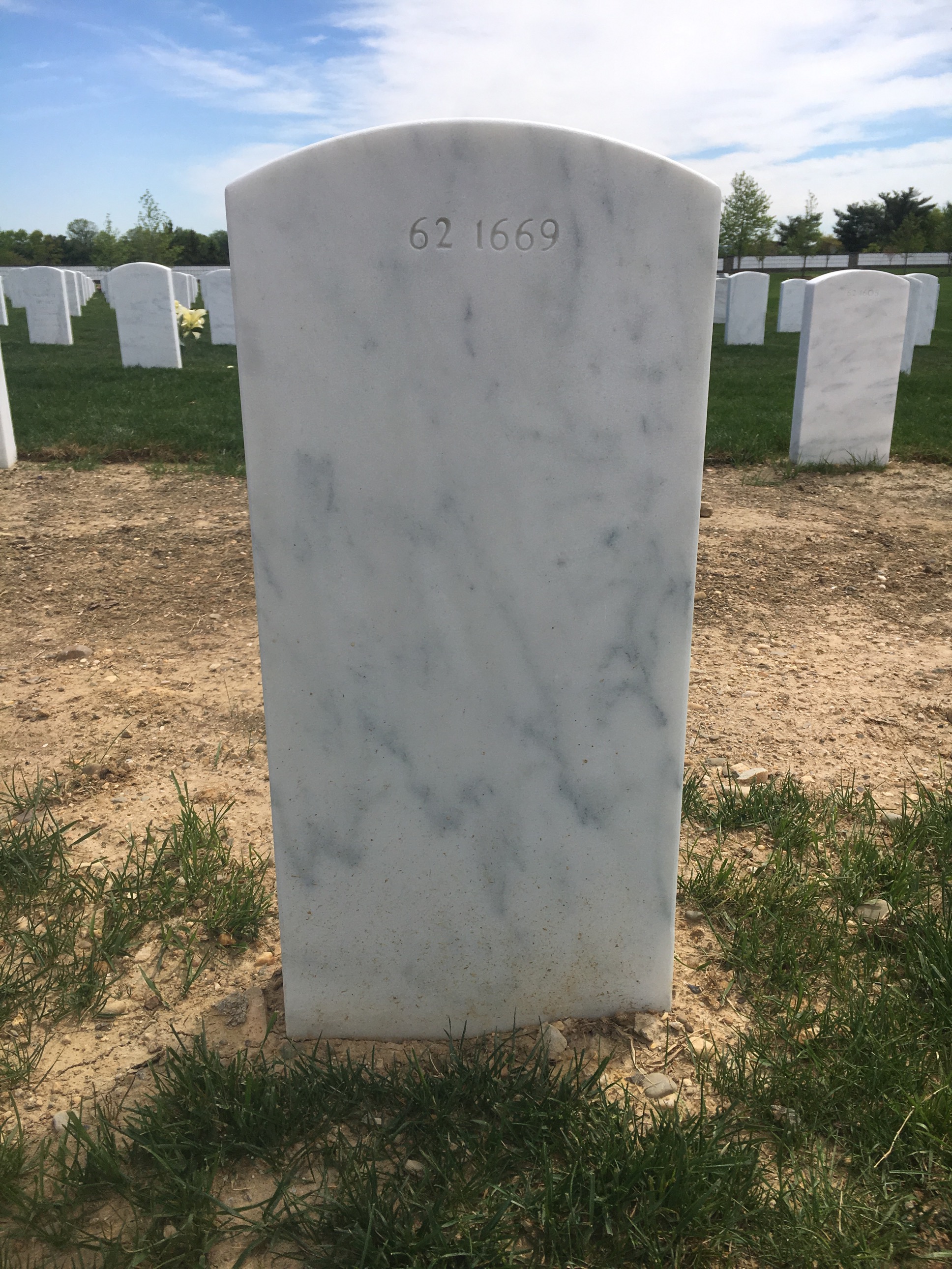 Back of headstone — Bartholomew Murphy