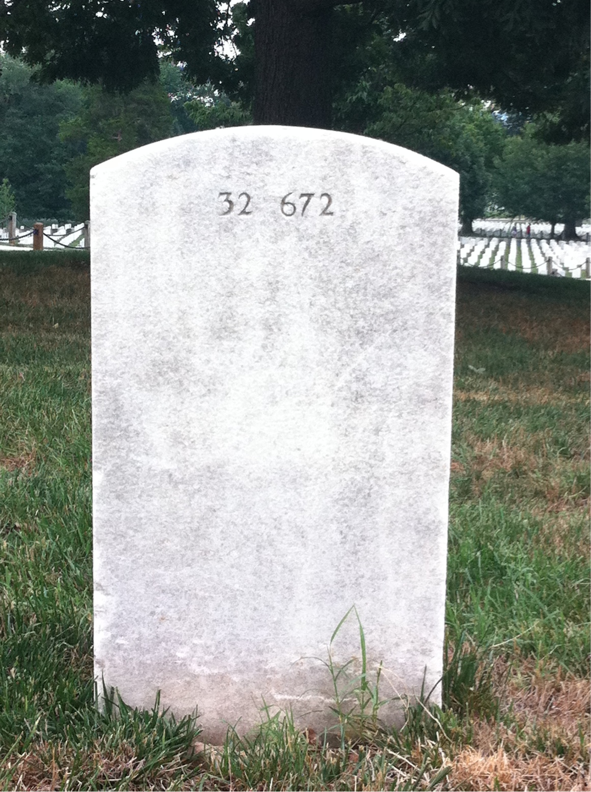 Back of headstone — Stanley Avery
