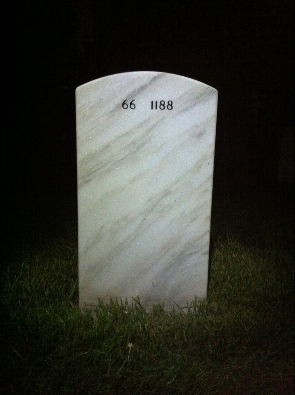 Back of headstone — Edward Ozehoski