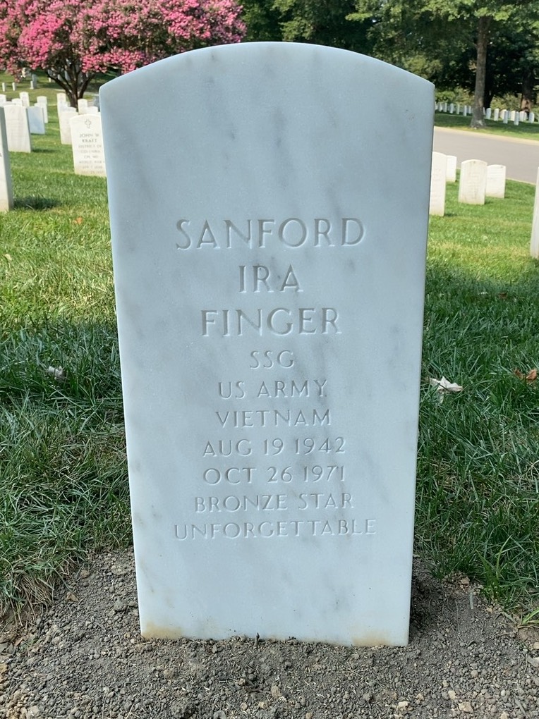 Headstone of Sanford Ira Finger