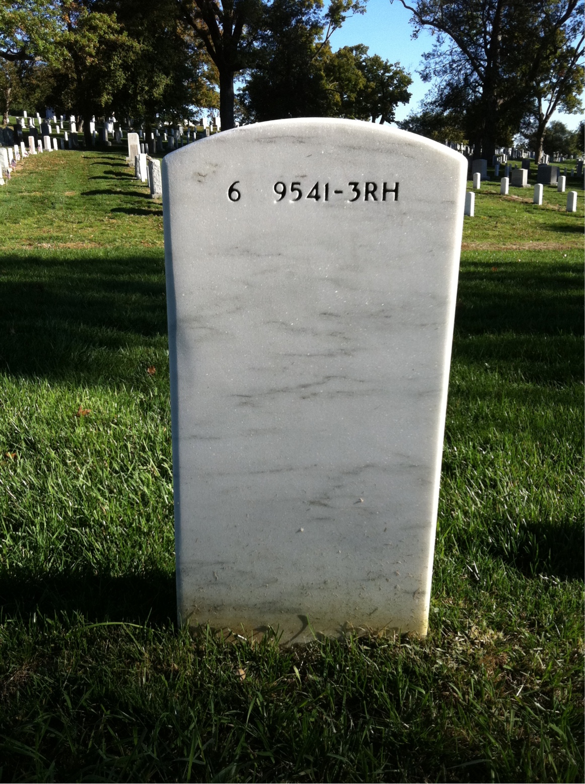 Back of headstone — Martin Pendergast