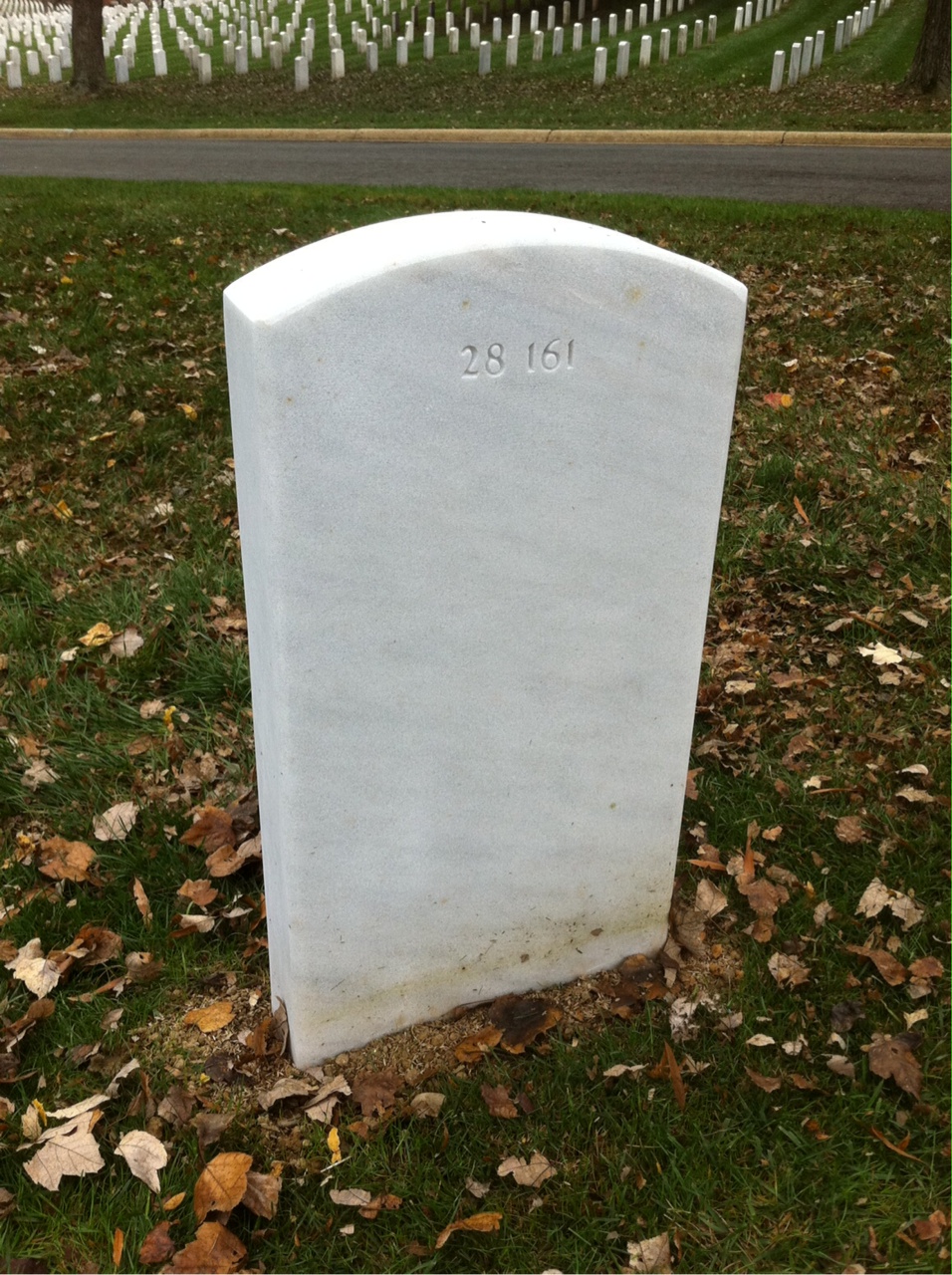 Back of headstone — Scott Alan Doolittle
